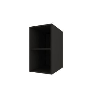 Шкаф подвесной Cezares с открытыми полками 55530 Grafite, 30x44x55